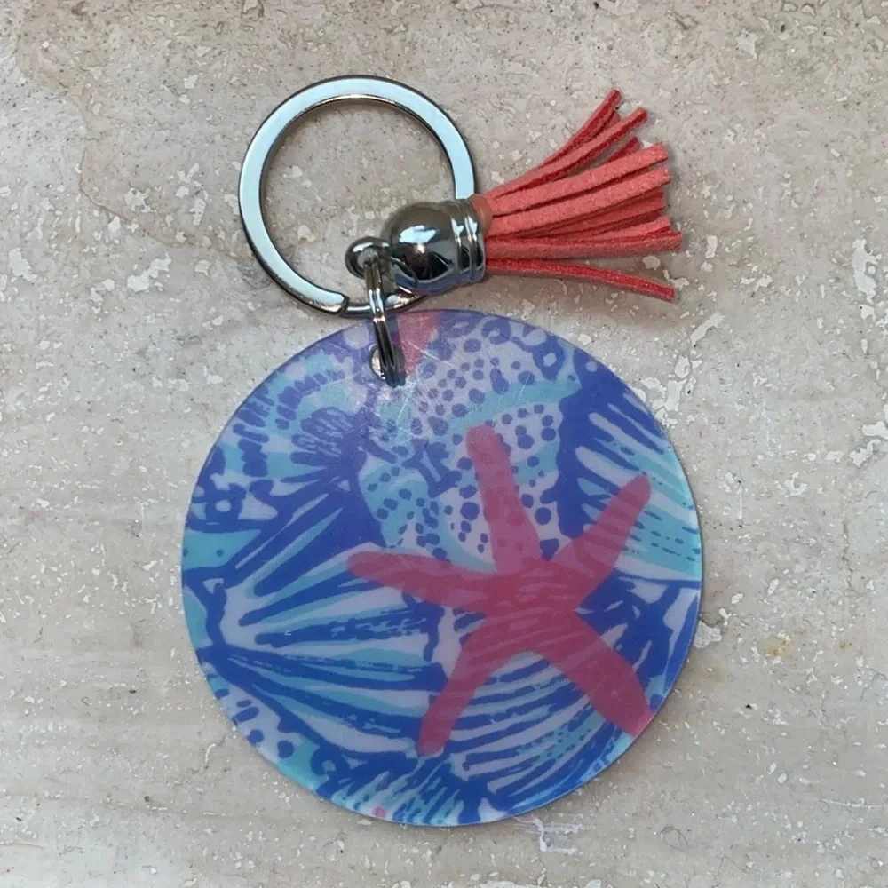 Starfish‎ keychain / bag charm